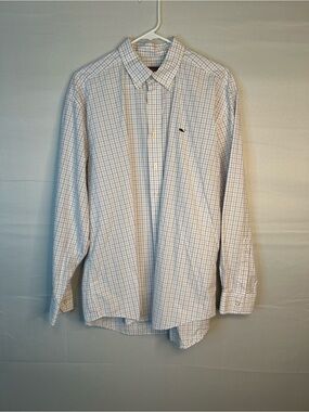 Vineyard Vines Men’s L 100%  Cotton Whale Shirt Preppy Coastal 119